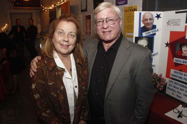 St. Lukes producer Ed Gaynes and Virginia Seidel